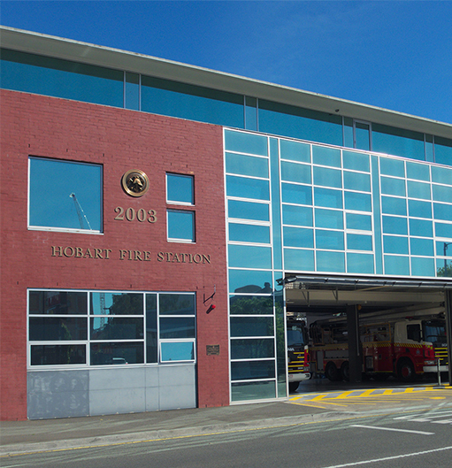 Hobart Fire Station exterior